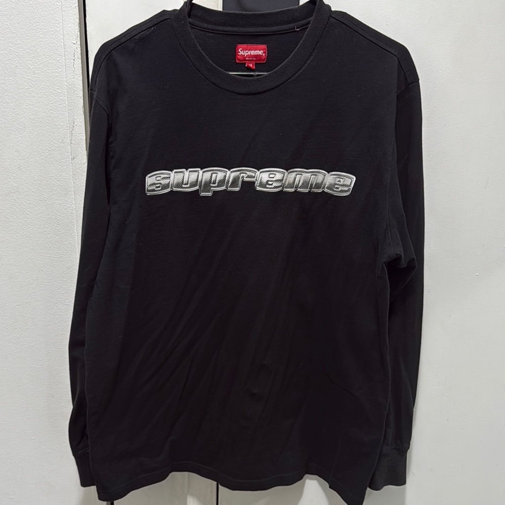 Supreme Black Long Sleeve Shirt
